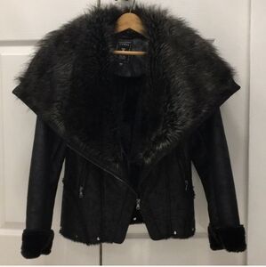 Guess warm fur jacket